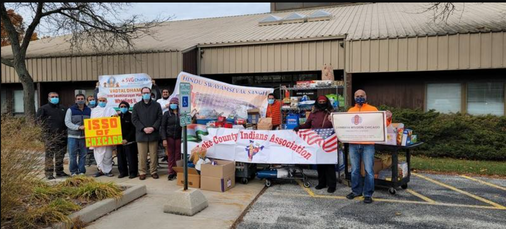 Sewa Diwali food drive in Vernon Township, IL