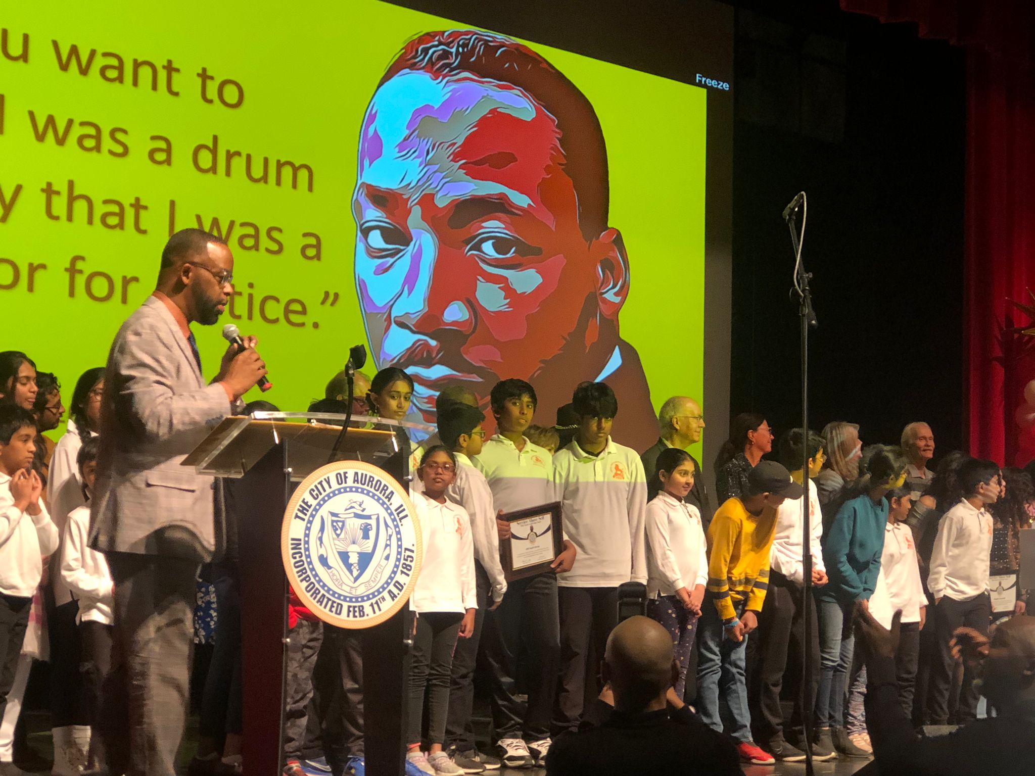 HSS Youth Volunteers Received 2023 Service Above Self MLK Youth Leadership Award