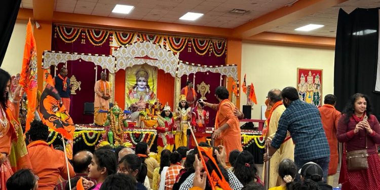 Participation in Shri Ram Pran Pratishtha Celebration in Kansas City